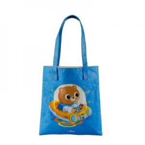 Durable Tyvek Tote Bag with Cotton Lining and Interior Pocket - Daily Use Eco-Friendly Bag