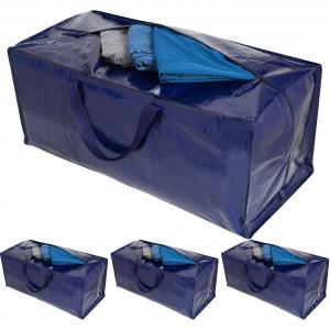 Portable Luggage Moving Bags - Laminated PP Woven Bags for Large Capacity Storage